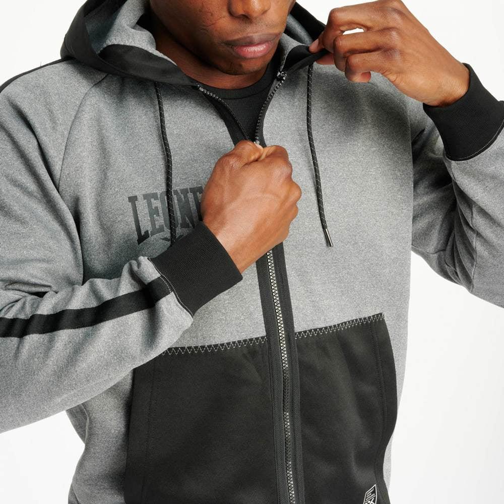 Sweat Leone Melange ABX611 avec capuche – Image 9