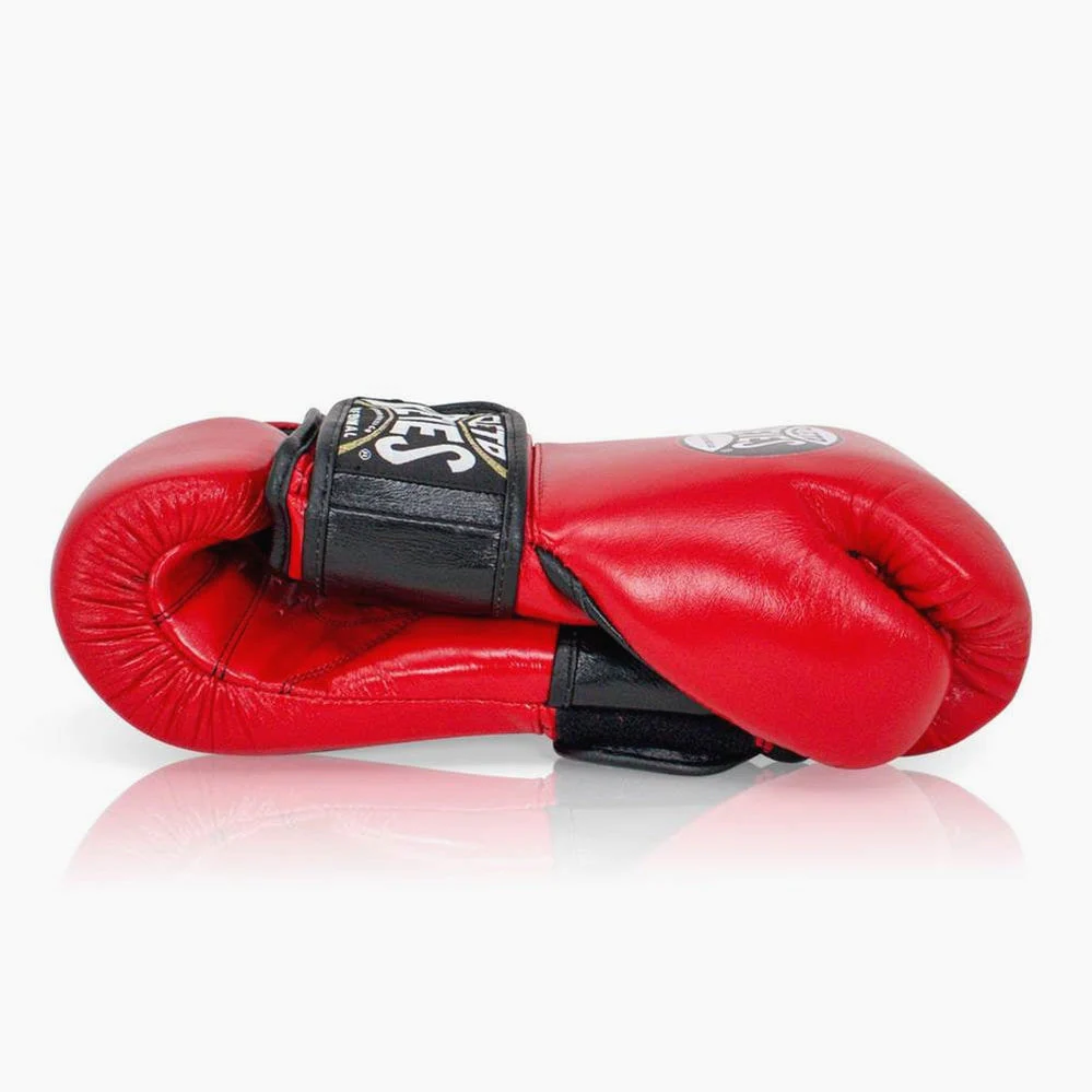 Gants de boxe Cleto Reyes Rembourrage supplémentaire CE8 Rouge-noir – Image 3