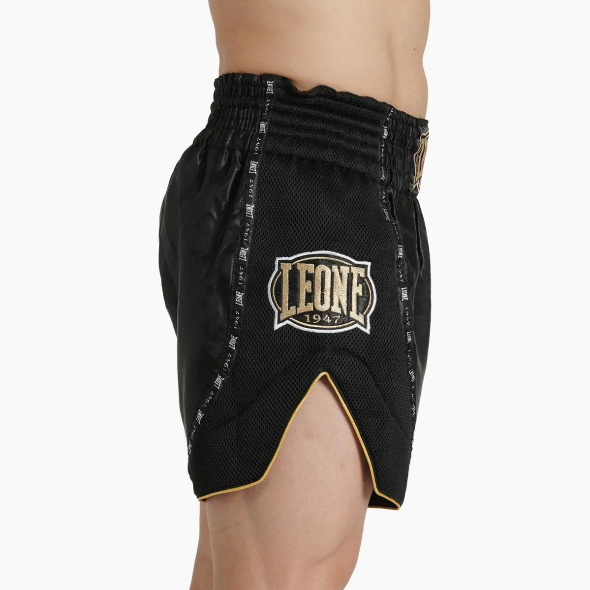 Shorts kick-thai Leone Classic AB881 Noir – Image 2