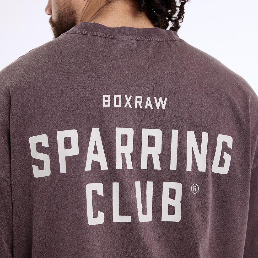 T-shirt Boxraw Sparring Club Oversize Marron – Image 8