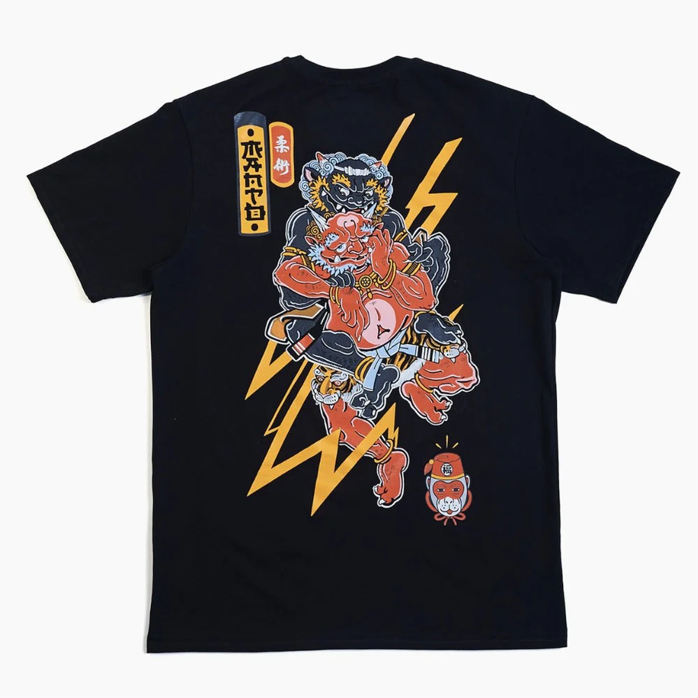 T-shirt Manto Yauhen Abu ONI noir – Image 5